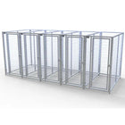 TK Products Complete 5-Run Kennel 3’x6′ w/ Stainless Steel Hardware