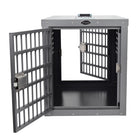 Zinger Professional Double Door Dog Crate with Front and Back Entry