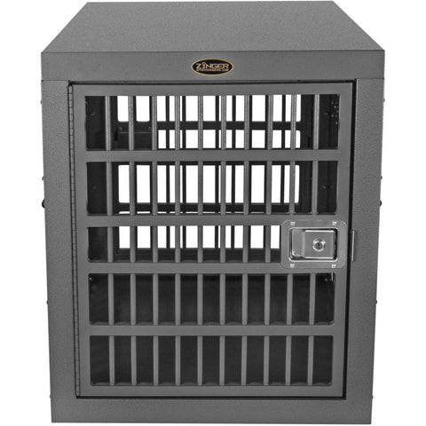 Zinger Professional Double Door Dog Crate with Front and Back Entry-Dens & Kennels