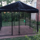 Lucky Dog Modular Box Kennel with Roof and Cover 10'x10'