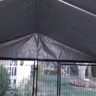 Lucky Dog Modular Box Kennel with Roof and Cover 10'x10'