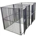 Lucky Dog European Style Modular 2-Run Kennel with Common Wall 5'x5'
