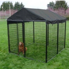Lucky Dog Modular Box Kennel with Roof and Cover in Virginia