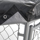 Lucky Dog Modular Box Kennel with Roof and Cover 10'x10'