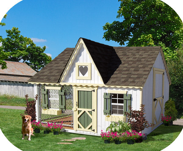 Little Cottage Victorian Cozy Cottage Dog House size 8 x 10