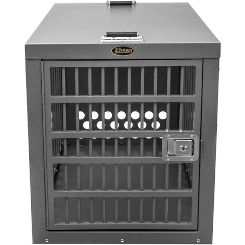 Zinger Heavy Duty Dog Crate with Front Entry-Dens & Kennels