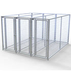 TK Products Complete 3-Run Kennel 3’x10′ w/ Stainless Steel Hardware