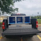 Owens Dog Box 55111 Triple Compartment Bottom Storage Dog Box