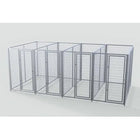 TK Products Complete 4-Run Kennel 4’x8′ w/ Stainless Steel Hardware