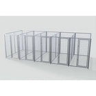 TK Products Complete 5-Run Kennel 4’x8′ w/ Stainless Steel Hardware
