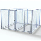 TK Products Complete 2-Run Kennel 5’x10′ w/ Stainless Steel Hardware