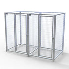 TK Products Complete 2-Run Kennel 4’x4′ w/ Stainless Steel Hardware