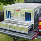 Owens Dog Box 55021W Pro Hunter Series Double Compartment with Bottom Drawer