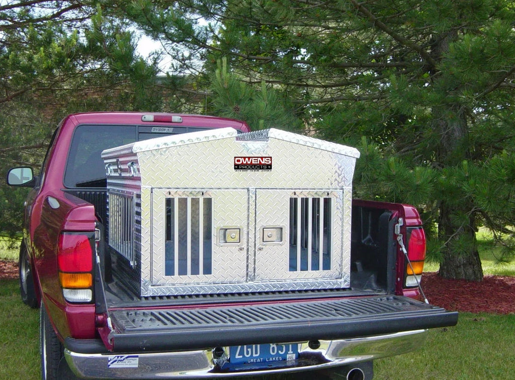 Owens 55031 Hunter Series Big T Double Compartment Dog Box with Dual Lid Top Storage