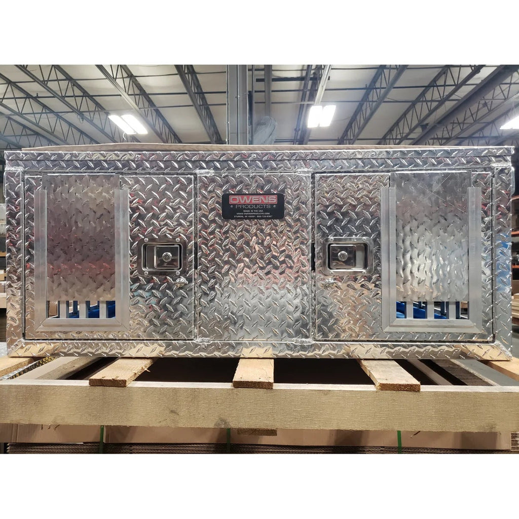 Owens Dog Box 55477 Hunter Series Shallow Double Compartment