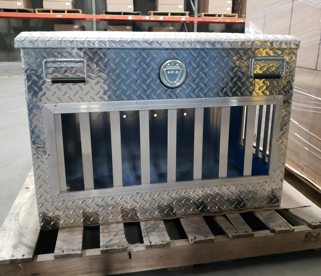 Owens Dog Box 55478 Hunter Series Shallow Double Compartment with Top Storage