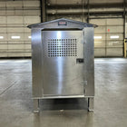 Owens Dog Box 55600 Professional K9 Series Kennel with Dog House (Mill Finish)