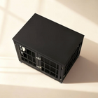 OnePaw AVENOR black crate on a beige background.