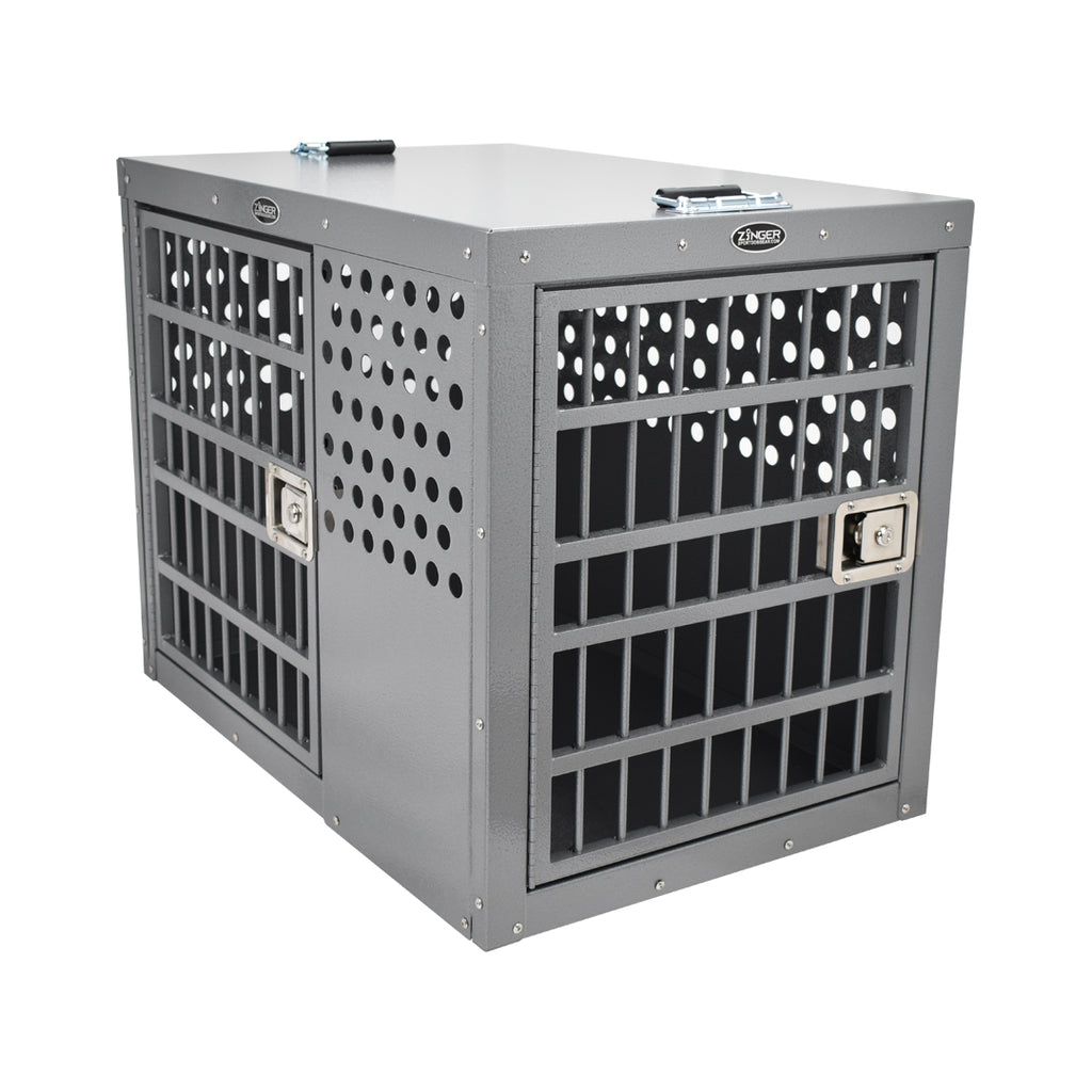 Zinger Professional Series Dog Crate with Front and Side Entry-Dens & Kennels