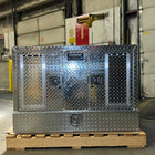 Owens Dog Box 55057W Pro Hunter Series Double Compartment with Bottom Drawer - Tall