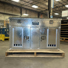 Owens Dog Box 55079 Hunter Series Double Compartment with Top Storage & Extra Vents on Back