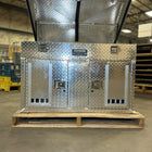 Owens Dog Box 55079 Hunter Series Double Compartment with Top Storage & Extra Vents on Back