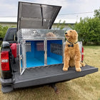 Owens 55107 Double Compartment Top Storage Dog Box with Noose Pole Openings