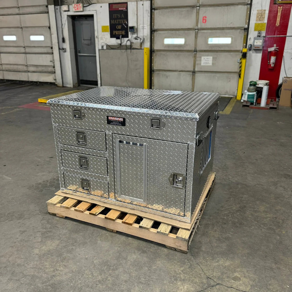 Owens 55106 Single Compartment Top And Side Storage UTV Dog Box