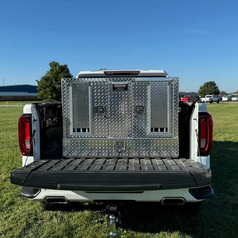 Owens Dog Box 55080W Pro Hunter Series Double Compartment with Bottom Drawer