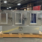 Owens Dog Box 55111V Triple Compartment Bottom Storage Dog Box - Side & Rear Vents