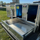 Owens Dog Box 55080W Pro Hunter Series Double Compartment with Bottom Drawer