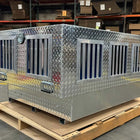 Owens Dog Box 55111V Triple Compartment Bottom Storage Dog Box - Side & Rear Vents