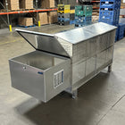 Owens Dog Box 55600 Professional K9 Series Kennel with Dog House (Mill Finish)