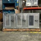 Owens Dog Box 55114L Hunter Series Tall Trailer Triple Compartment - Left Swing Doors