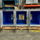 Owens Dog Box 55114RV Hunter Series Tall Trailer Triple Compartment - All Season Vents Right Swing Doors