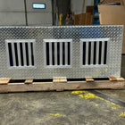 Owens Dog Box 55114L Hunter Series Tall Trailer Triple Compartment - Left Swing Doors