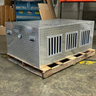 Owens Dog Box 55114L Hunter Series Tall Trailer Triple Compartment - Left Swing Doors