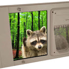Security Boss Petsafe Electronic Single Pane Sash Lockable Window Insert Pet Door