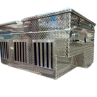 Owens Dog Box 55053 Hunter Series Triple Compartment with Top Storage and Wheel Well Notches