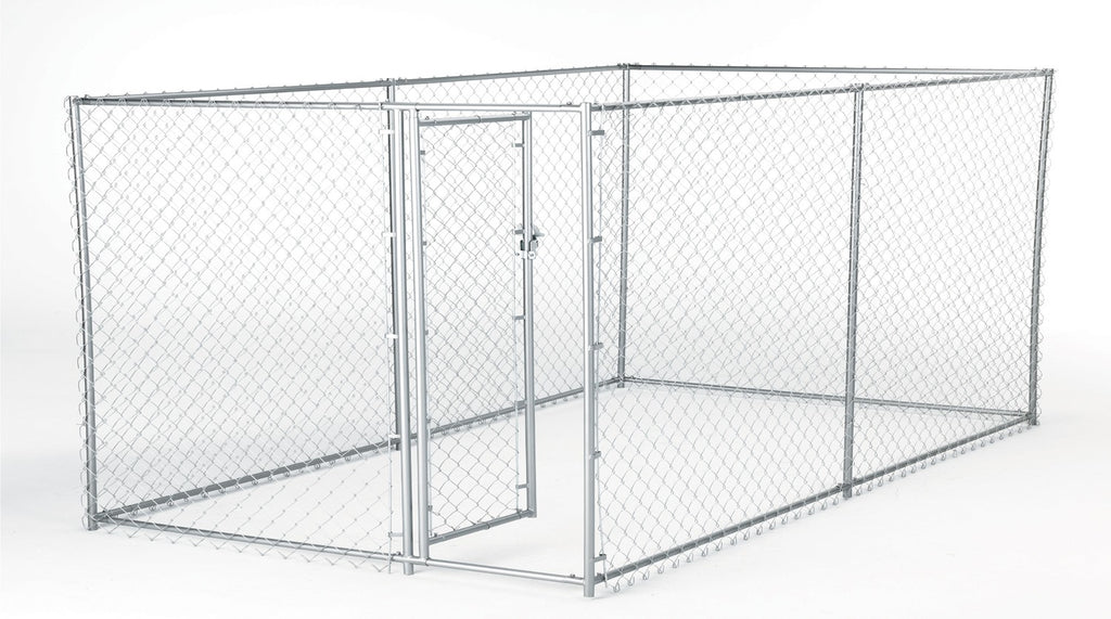 Lucky Dog Boxed Kennel Chain Link 5'x10'