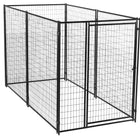 LUCKY DOG® 10’ X 5’ BLACK WIRE KENNEL