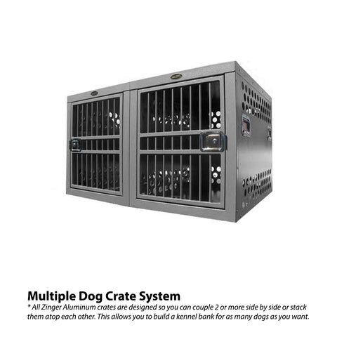 Zinger Double Dog Crate Systems