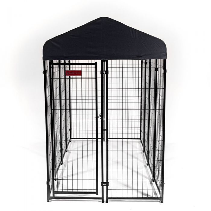 LUCKY DOG® STAY SERIES™ 4'L X 8'W VILLA KENNEL-Lucky Dog Kennel-Dens & Kennels