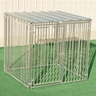 Rhino Dog Kennel in European Style with Solid Roof 6'x6'