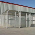 Rhino 3-Run Dog Kennel with Roof Shelters & Fight Guard Dividers 5'x10'